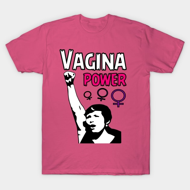 Cool Feminist, Vagina Power, Woman Rights T-Shirt by Jakavonis